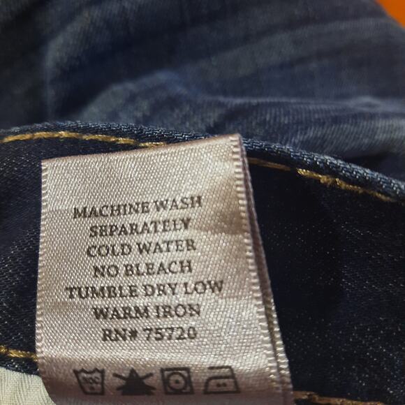 BKE Womens Jake Bootleg Dark Jeans Size 33S - Picture 6 of 7